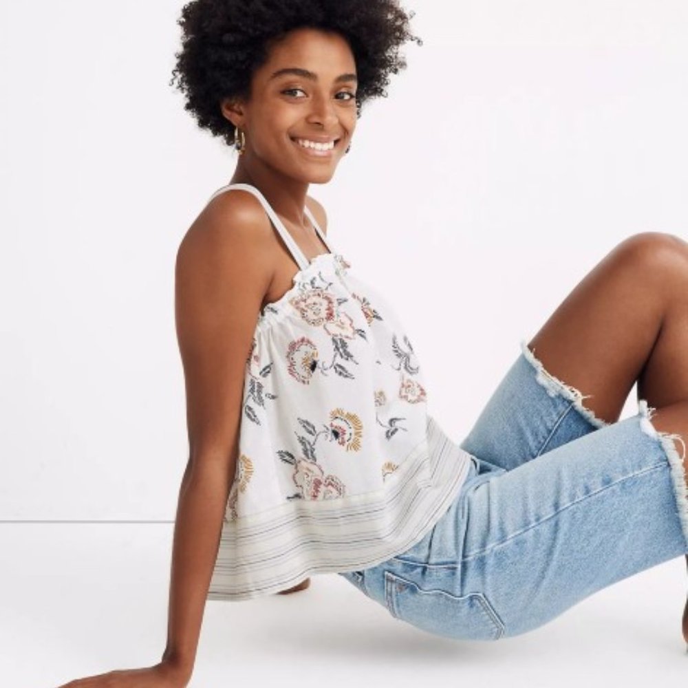 NWT Madewell x Warm Drawstring Tank